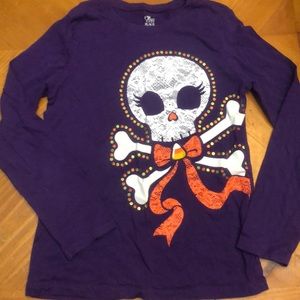 Children's Place Shirts & Tops - Children’s Place Purple Halloween Skeleton Shirt Children's Place Shirts & Tops - Children’s Place Purple Halloween Skeleton Shirt
